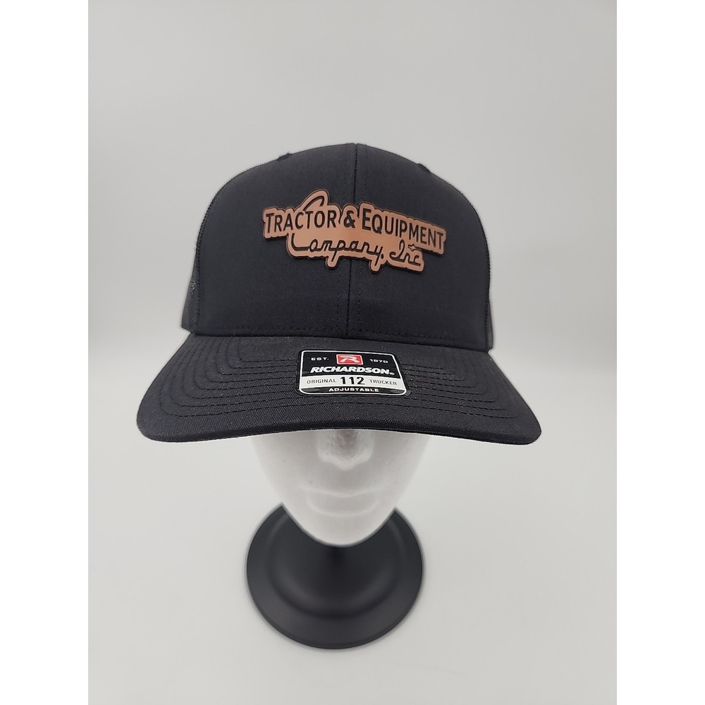 Tractor & Equipment Company, Inc Black Snapback Trucker Cap. New. Richardson